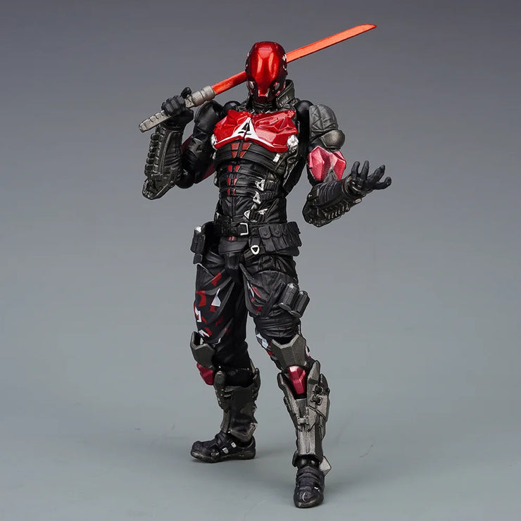 Amazing Yamaguchi Arkham Knight Series – Batman, Red Hood & Robin Jason Todd Action Figure Collectible Model