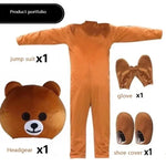 Brown Bear Mascot Costume – Cartoon Animal Character Cosplay for Carnival, Events & Identity V Theme
