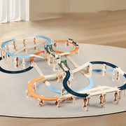 DIY Rail Train Puzzle Set – Assembled Building Block Track Toy for Kids