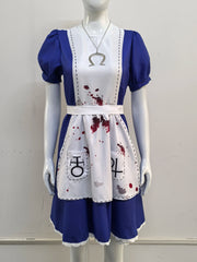 Alice Princess Cosplay Dress – Maid Apron Costume from Madness Returns for Women & Girls Halloween or Party Wear