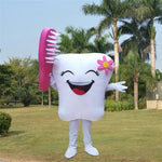 Tooth Mascot Costume – Dental Care Cosplay for Health Education, Advertising & Role Play Events