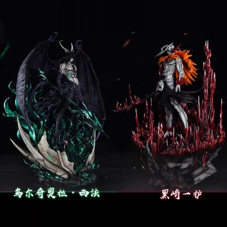 Bleach Kurosaki Ichigo & Ulquiorra Cifer PVC Figure – 33cm Anime Collectible Statue