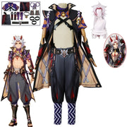 Arataki Itto Kostum Cosplay Permain Genshin Dampak Combat Costume Game Set Anime Halloween Carnival Party Costume