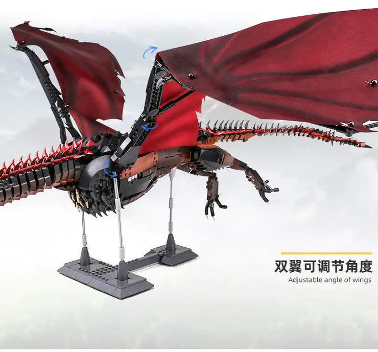 Giant Dragon Building Set – 1889pcs Creative MOC Fantasy Bricks Model