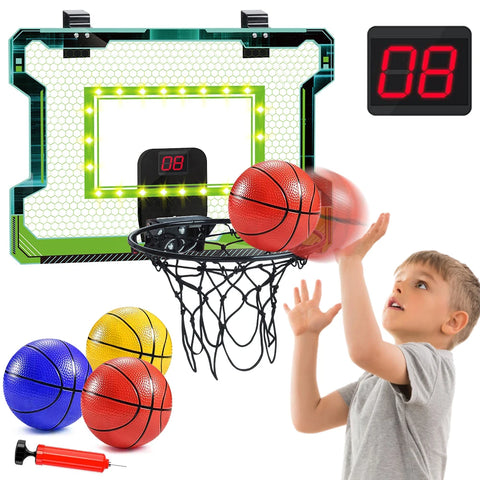 VATOS Mini Basketball Hoop Shooting Game Set Toy Electronic Score Board