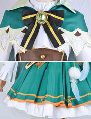 Genshin Impact Venti Cosplay Costume Wig Dress