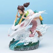 Spirited Away Chihiro & Haku PVC Figure – Studio Ghibli Anime Collectible Statue