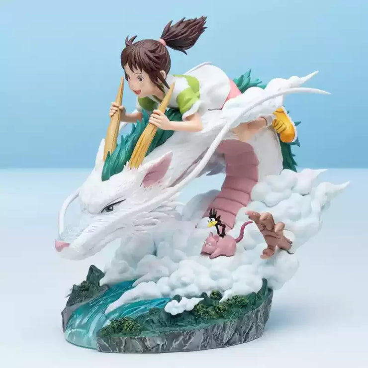 Spirited Away Chihiro & Haku PVC Figure – Studio Ghibli Anime Collectible Statue