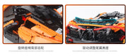 MOC Technical Sports Car BlackKnight P1 Building Bricks
