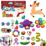Christmas Advent Calendar Box Princess Dress Up Headwear Jewelry Set cute unicorn toys 24Days Countdown Calendar Xmas Gifts