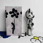 BE@RBRICK 400% 28cm Banksy Girl With Balloon Collection Doll
