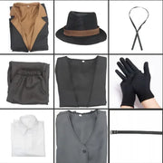 Nakahara Chuuya Cosplay Costume – Full Set with Hat and Gloves from Bungo Stray Dogs for Adults, Perfect for Halloween and Anime Events