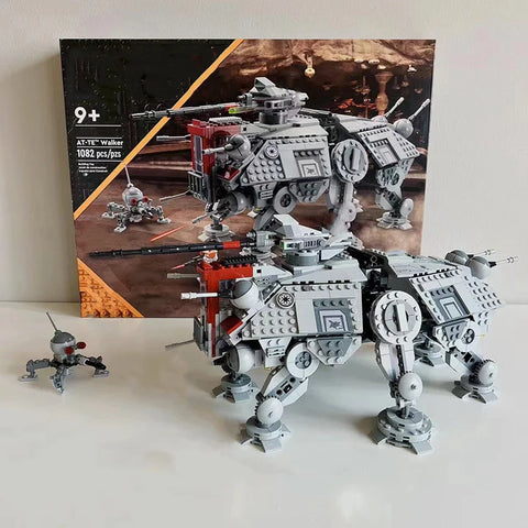 Compatible 75337 AT-TE Walker – 1082-Piece Building Block Model Kit for Kids & Adults