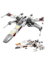 Space Program X-Wing Fighter Building Set – Starship Model Compatible with 75301