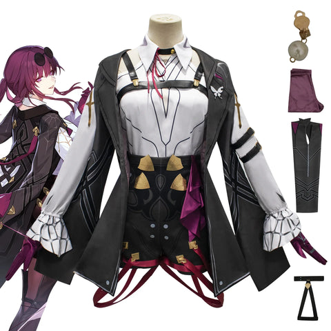 Honkai Star Rail Kafka Cosplay Costume with Wig and Uniform
