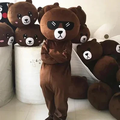 Brown Bear Mascot Costume – Cartoon Animal Character Cosplay for Carnival, Events & Identity V Theme