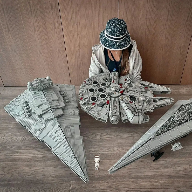 MOC 75367 Space Set Venator Class Republic Attacks Cruiser Model Building Blocks 5374 Pcs