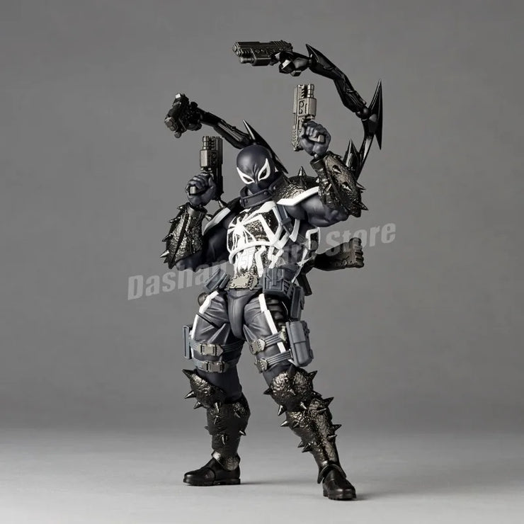 Amazing Yamaguchi Revoltech Agent Venom Action Figure – Superhero Eugene Thompson Model Toy, Perfect Gift Collection