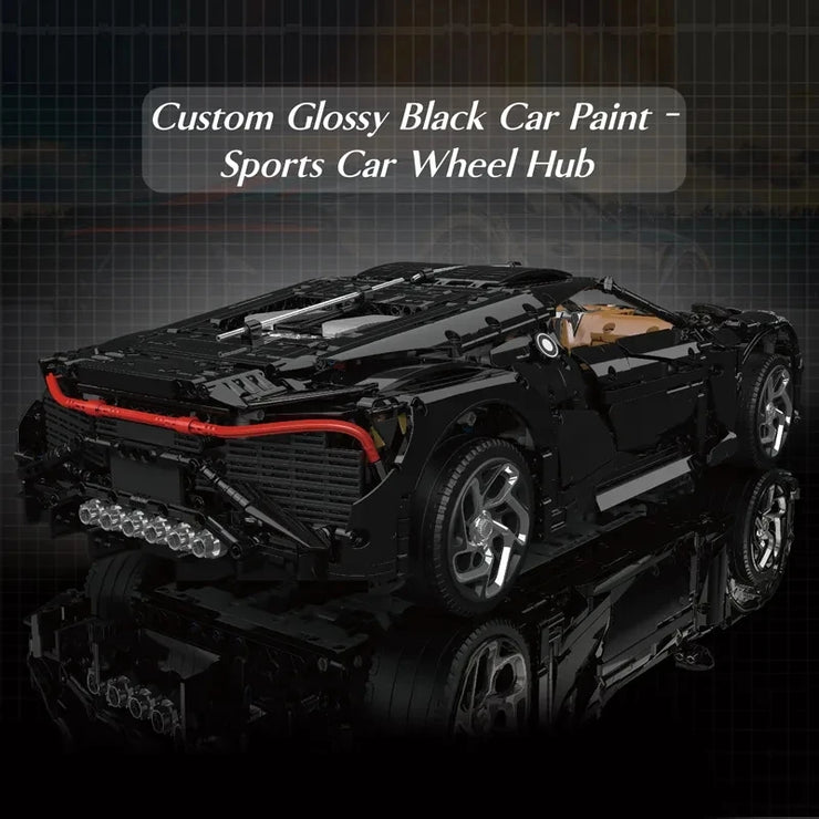 MOC 13163 High-Tech Super Car La Voiture Noire Building Blocks 4688 Pcs