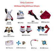 Fontaine Escoffier Cosplay Costume – Game-Inspired Outfit with Wig and Shoes for Women’s Role Play and Party Events