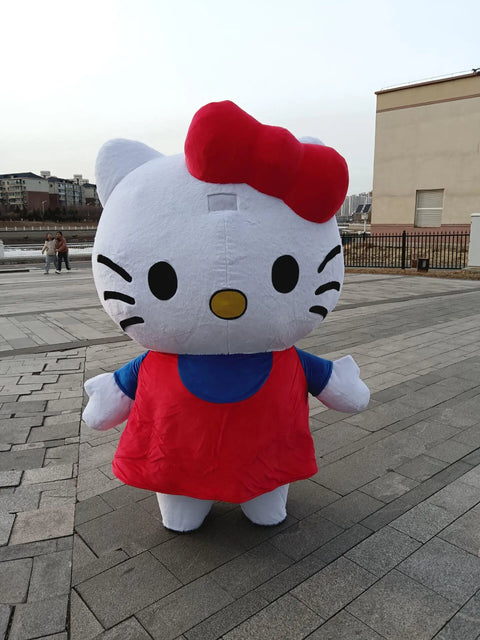 Giant Kuromi & My Melody Mascot Costume – Inflatable Hello Kitty Character Cosplay for Advertising, Carnival & Events