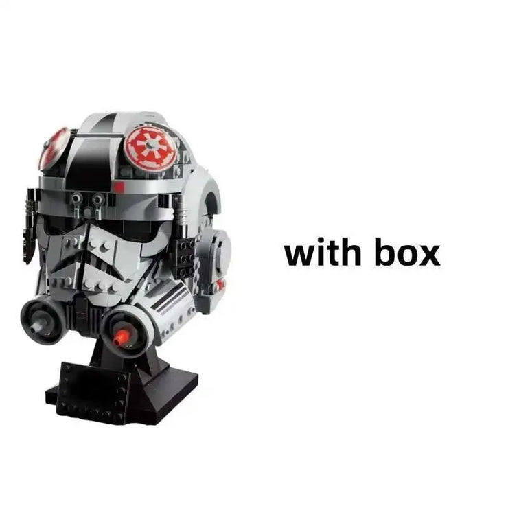 Star Wars Model Figure Stormtrooper Vader Tie Fighter Pilot Helmet Series  Building Blocks Brick Set