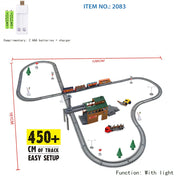High-Speed Electric Train Set – Realistic Rail Model with Tracks for Kids to Assemble