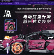 MOC Technical Modified SVJ Sports Car Building Bricks 3950 Pcs