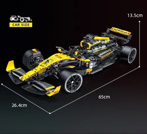 JKC7205 Stock Pattern F1 Racing Sports Car Building Block Brick Set 1650pcs