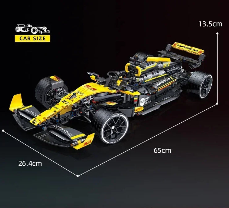 JKC7205 Stock Pattern F1 Racing Sports Car Building Block Brick Set 1650pcs