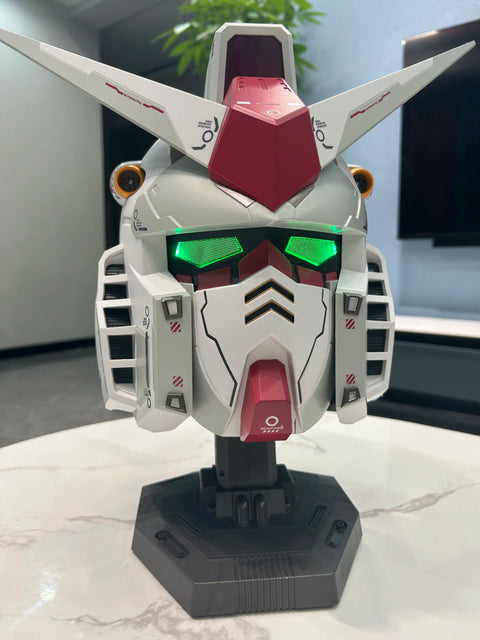 Vol.1 RX-78-02 Cyberpunk Mech Robot Helmet – 1:1 Scale Cosplay Mask with Light Touch Control