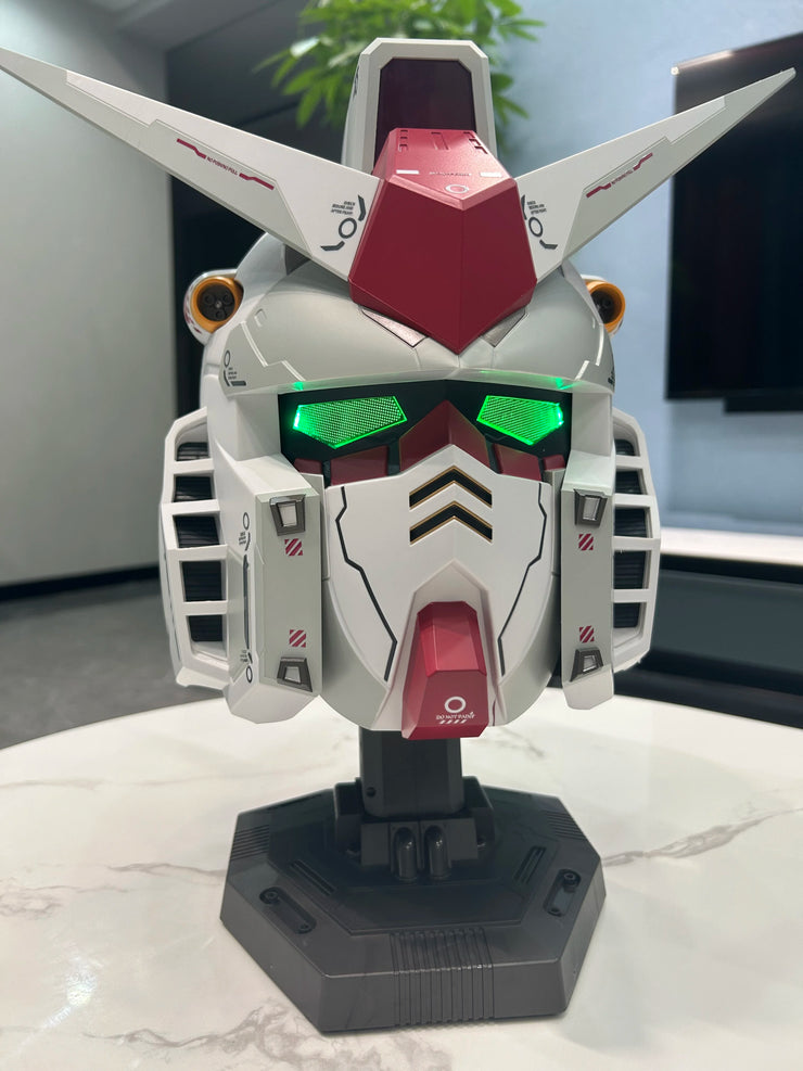 Vol.1 RX-78-02 Cyberpunk Mech Robot Helmet – 1:1 Scale Cosplay Mask with Light Touch Control
