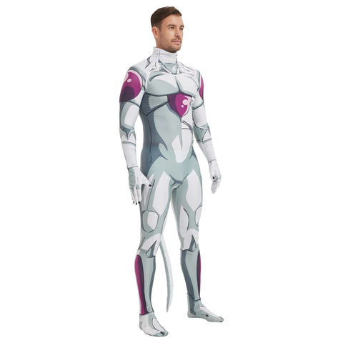Dragon Ball Frieza Cosplay Spandex Zentai Jumpsuit Outfit