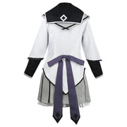 Akemi Homura Cosplay Costume – Puella Magi Madoka Magica Combat Dress with Bow, Wig, and Uniform for Halloween or Party Events