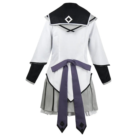 Akemi Homura Cosplay Costume – Puella Magi Madoka Magica Combat Dress with Bow, Wig, and Uniform for Halloween or Party Events