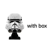 Star Wars Model Figure Stormtrooper Vader Tie Fighter Pilot Helmet Series  Building Blocks Brick Set