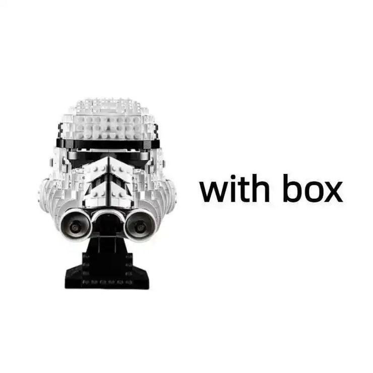 Star Wars Model Figure Stormtrooper Vader Tie Fighter Pilot Helmet Series  Building Blocks Brick Set