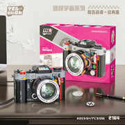 Retro DSLR Camera Assembly 500+ pieces Building Block Detachable Mechanical Trendy Punk Style Model