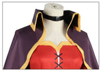 Megumin Cosplay Costume – Anime Sorceress Dress with Wig for Women, Perfect for Halloween and Cosplay Events