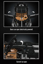 High-Tech Supercar Model — 4,688-Piece Collector Build (Ages 14+)