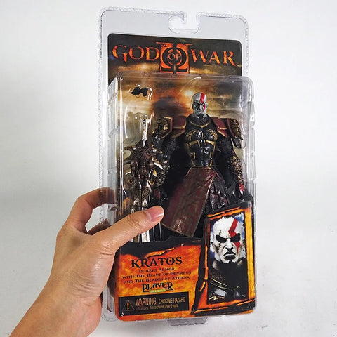 NECA God of War 2 II Kratos In Ares Armor W Blades PVC Action Figure Toy