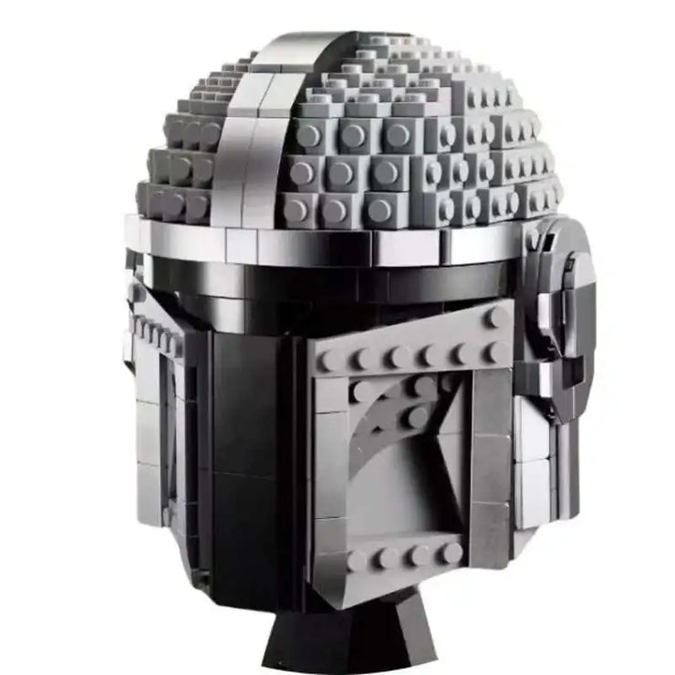 Star Wars Fighter Pilot Helmet Building Blocks Desk Decoration AT Jangos Kylos Fetts Rens C-3PO