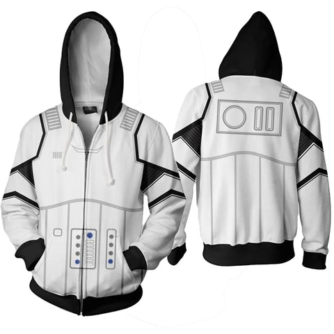 Storm Trooper Cosplay Jumpsuit Outfit