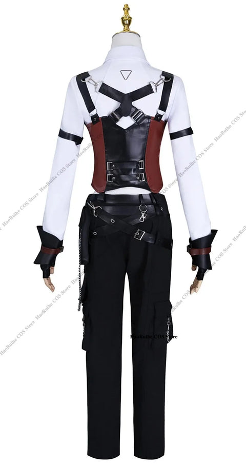 Game Hunter Heroine Female Cosplay Costume Xavier Zayne Rafayel Wig Uniform Anime Love And Deepspace Miss Hunter Party Girl Suit