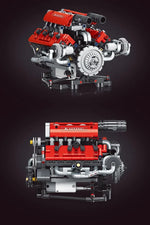 V8 Engine Building Set — Motorised, App-Controlled, 660 Pieces (Ages 8+)
