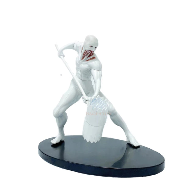 28cm Attack on Titans Levi Ackerman Action Anime Figura Kawai Eren Jaege Mikasa Ackerman The Armored Titan Figure