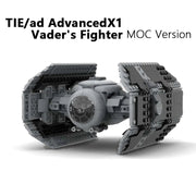 453PCS MOC TIE/ad Advanced x1 – Darth Vader’s Starfighter Building Block Model Kit