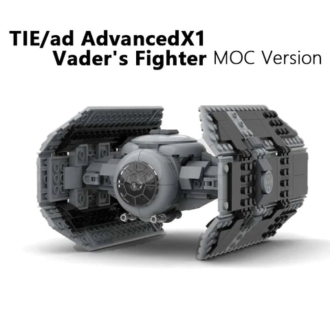 453PCS MOC TIE/ad Advanced x1 – Darth Vader’s Starfighter Building Block Model Kit