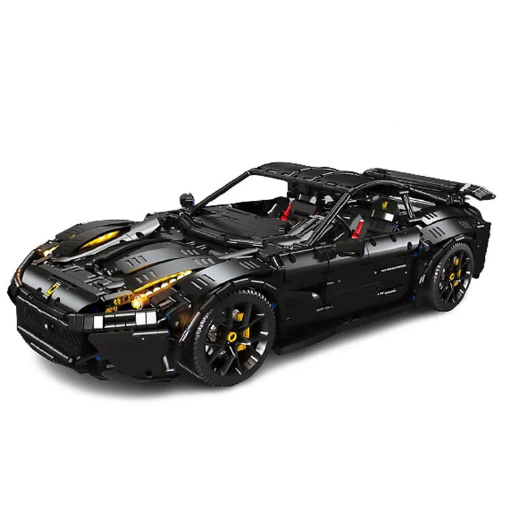 MOC 91102 Creative F12 Super Sport Black Racing Car Model RSR 3097 Pcs