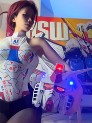 Vol.1 RX-78-02 Cyberpunk Mech Robot Helmet – 1:1 Scale Cosplay Mask with Light Touch Control